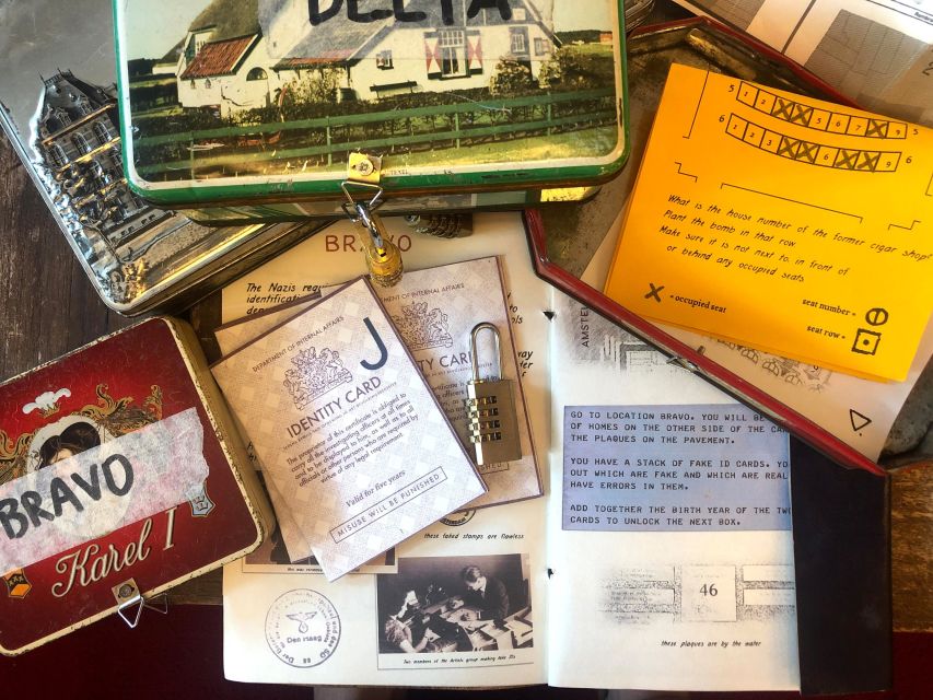Amsterdam: "Operation 45 " Treasure Hunt Walking Tour - A short walk with a slower pace built in