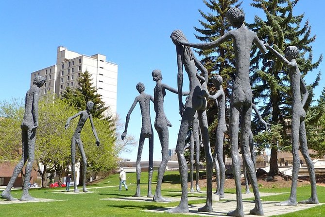 An Epic Scavenger Hunt: Calgary Culture - Stops 1 and 2: The Family Of Man and Sitting Eagle