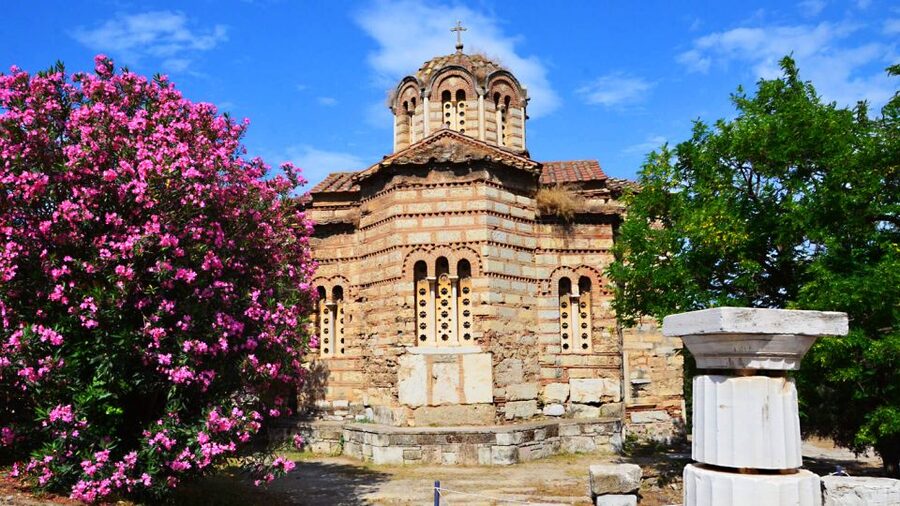 Ancient Agora: E-Ticket w/Treasure Hunt Tour on your phone - Views Toward the Acropolis and Lycabettus Hill