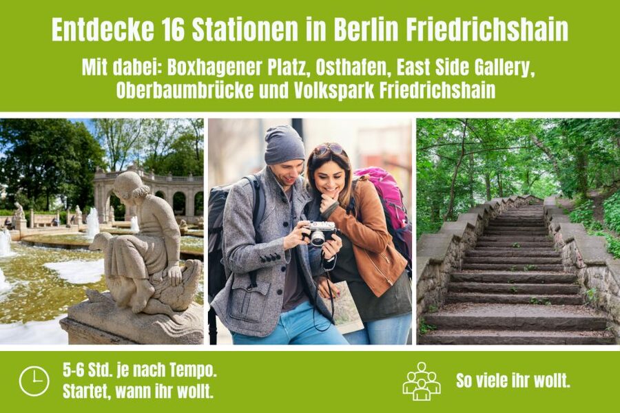 Berlin: Scavenger Hunt through Friedrichshain - East Side Gallery and O2 World