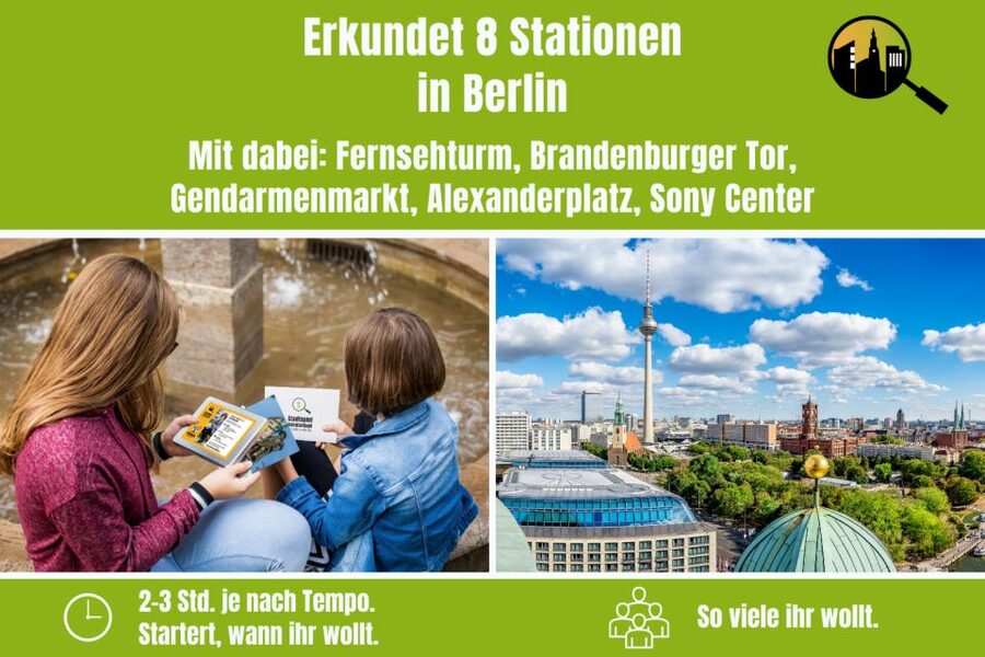 Berlin: Self-Guided Family and School Class Scavenger Hunt - Starting at Alexanderplatz and the World Clock