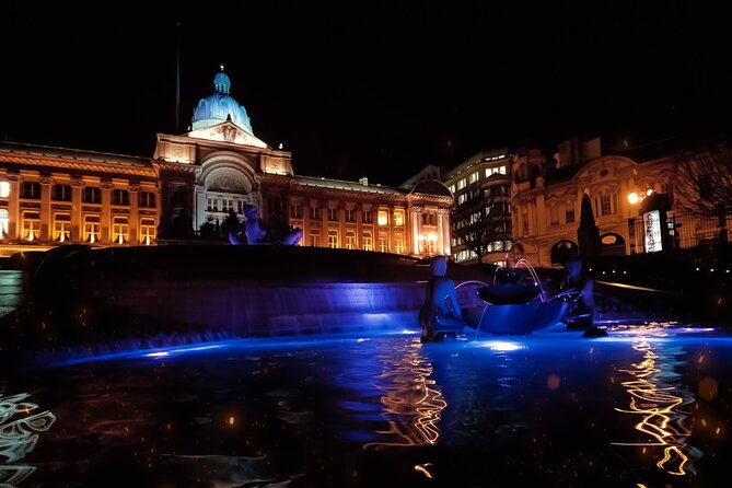 Birmingham Ghost Hunt: Haunted Self-Guide Tour & Quest - The ICC and The Mailbox show modern Birmingham