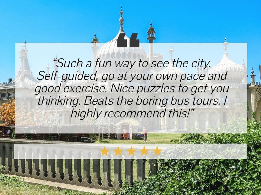 Brighton: City Walking Tour & Exploration Game - Should you book the Brighton Quest?