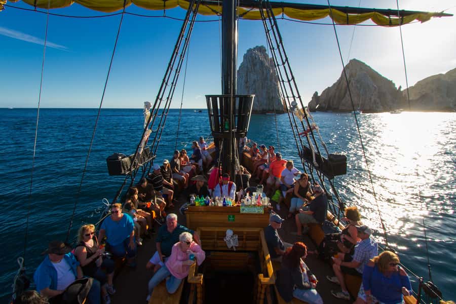 Cabo San Lucas: Pirate Cruise with Snorkel Treasure Hunt - Key points at a glance