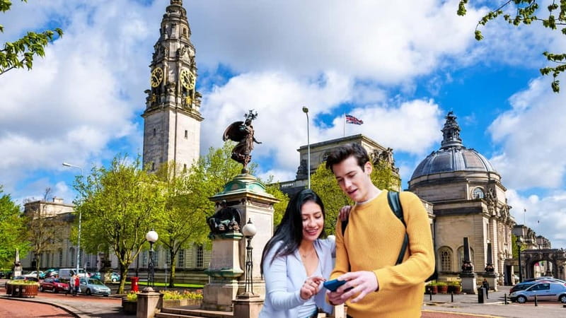 Cardiff: City Walking Tour & Exploration Game - Cardiff’s arcades and the old city centre
