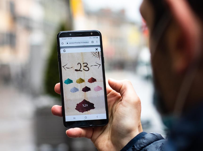 Chambéry: Outdoor Escape Game - Les Indes' Treasure - The phone and connection problem
