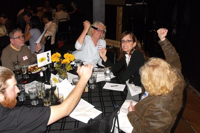 Dinner Detective True Crime Murder Mystery Show - St. Louis, MO - The Sound and Seating Question