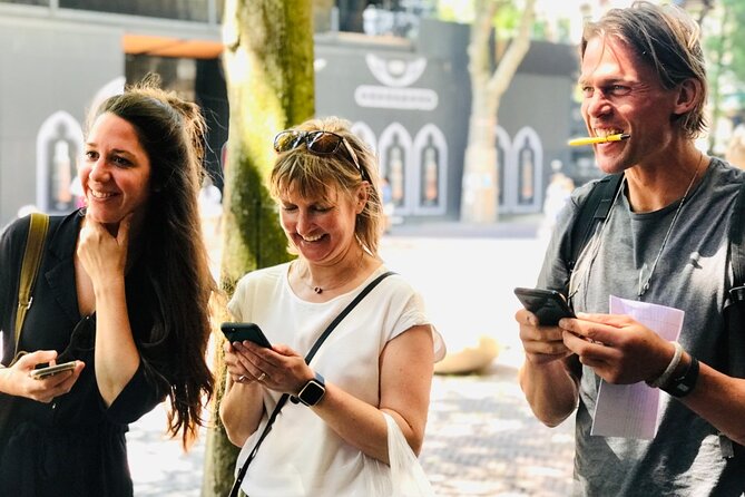 Discover Bruges with a self-guided Outside Escape city game tour! - Walplein, cafés, and a surprising sculpture