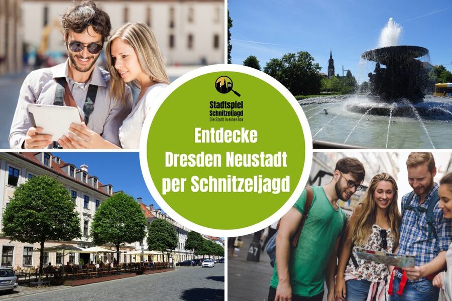 Dresden Neustadt: Scavenger Hunt Self Guided Tour - A city walk controlled by eleven envelopes