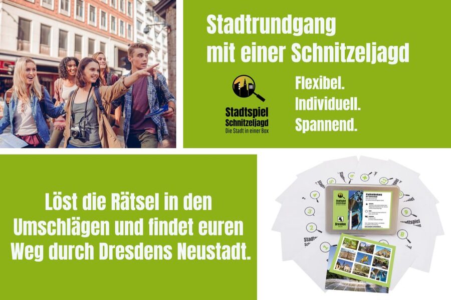 Dresden Neustadt: Scavenger Hunt Self Guided Tour - The Goldener Reiter and the grander inner district