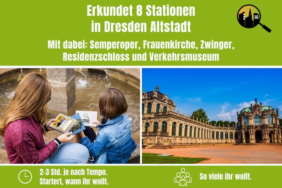 Dresden: Old Town Scavenger Hunt for Children - Turning Dresden into a giant puzzle
