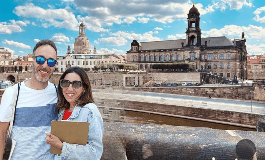 Dresden Sightseeing Treasure Hunt - Following the Golden Compass Through the Historic Center