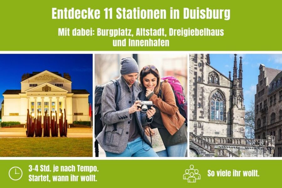 Duisburg: Scavenger Hunt Self-Guided Tour - A Gerhard Richter subway station and the city theater