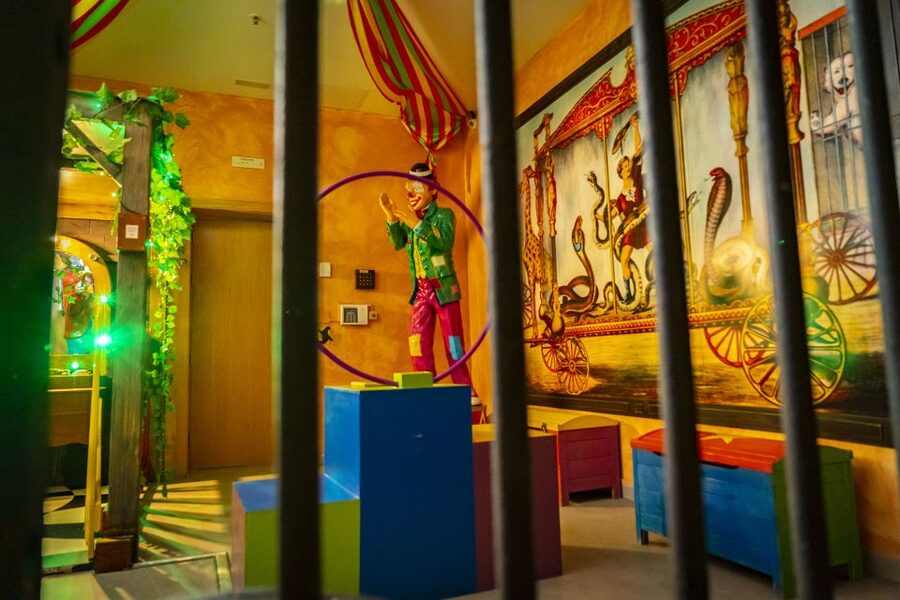 Escape room "The gratest show on earth" at Holidayworld - What the 1950s circus theme adds