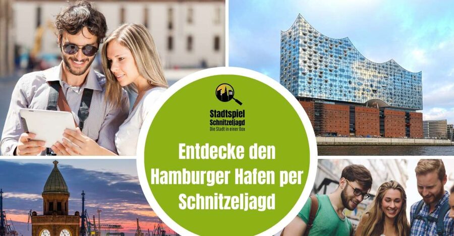 Hamburg: Scavenger Hunt Self-Guided Tour around the port - A harbor walk with a purpose