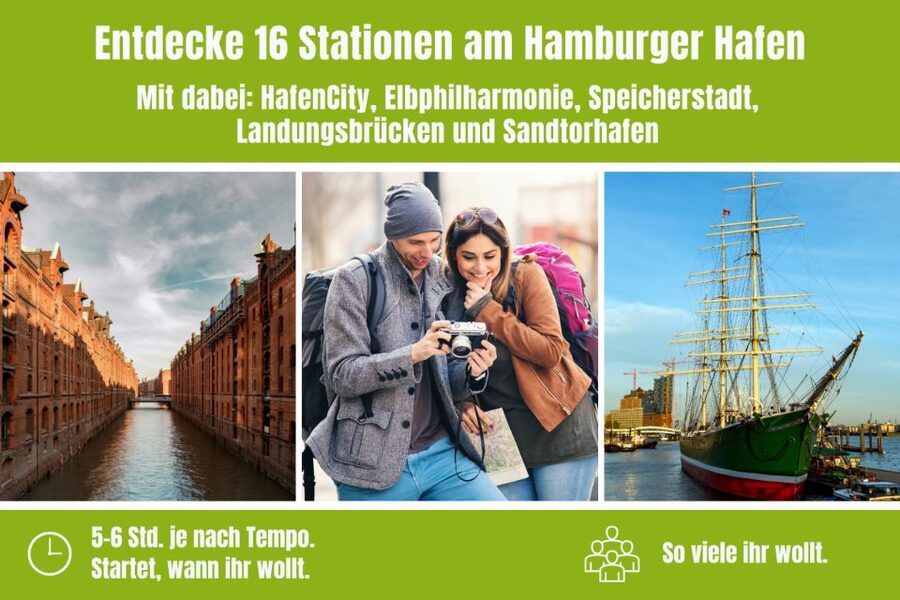 Hamburg: Scavenger Hunt Self-Guided Tour around the port - Speicherstadt and St. Catherine’s Church