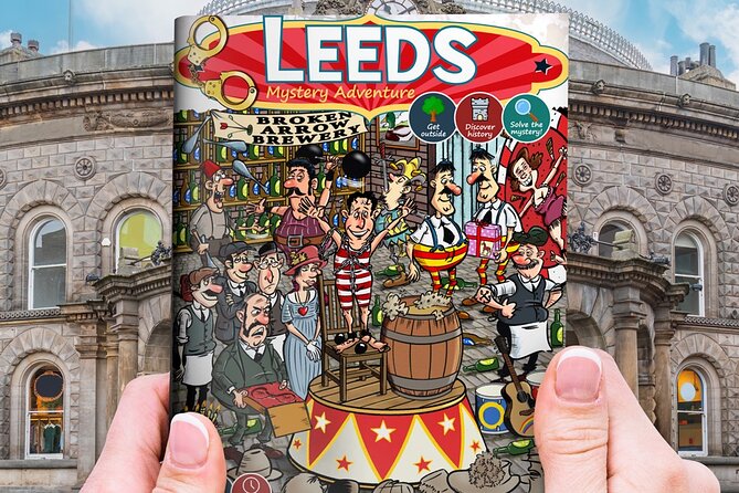 Houdini's Golden Handcuffs Leeds Self-Guided Treasure Hunt - Leeds Corn Exchange and the first clues