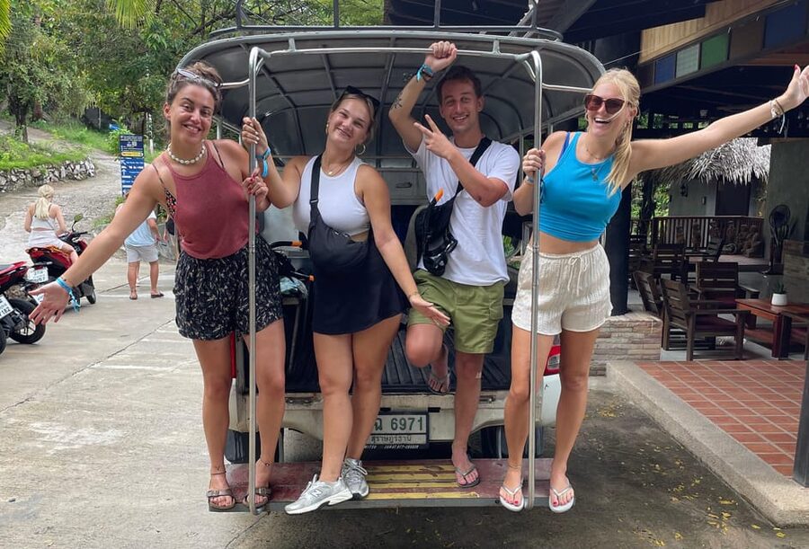 Ko Tao: Puzzle-Solving, Island Adventure, Treasure Hunt - Vehicle transport keeps the day moving