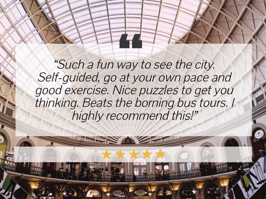 Leeds: City Walking Tour & Exploration Game - Families, couples, and small groups