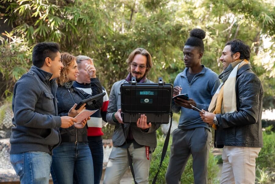 Malaga: Outdoor Escape Game Operation Mindfall - Following the iPad through Malaga
