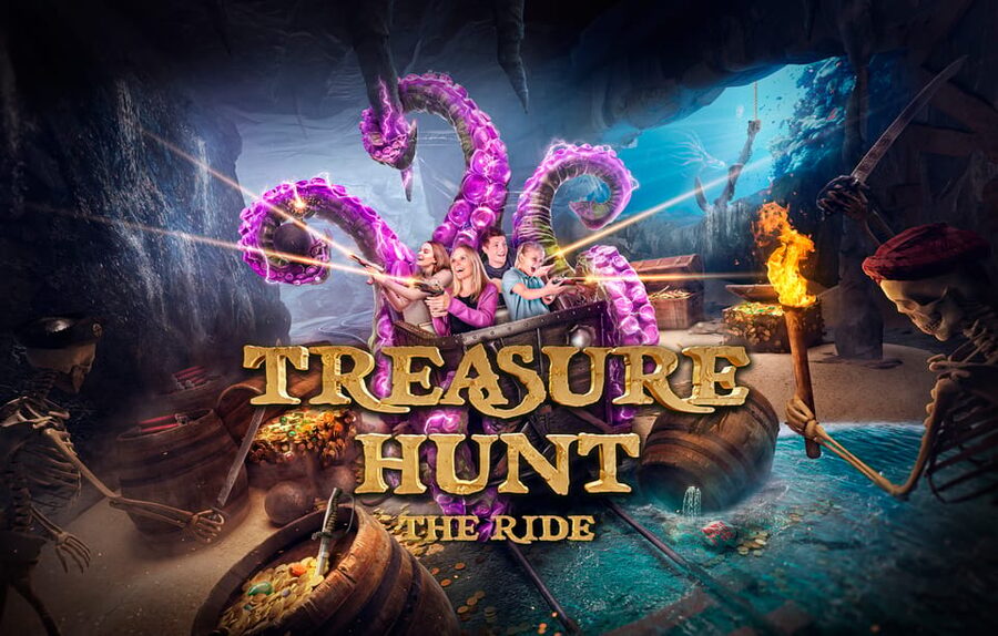 Monterey: Treasure Hunt The Ride - Ticket + Power-Up Combo - Boarding the Old-Fashioned Ore Carts