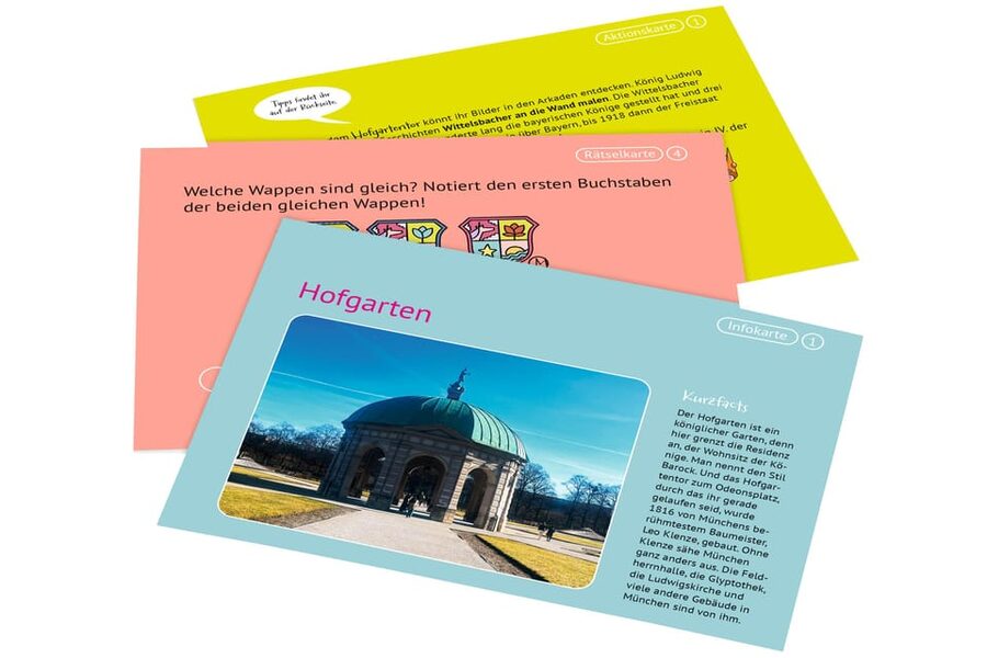 Munich: Self-guided sightseeing scavenger hunt for families - German-only content is the key booking question