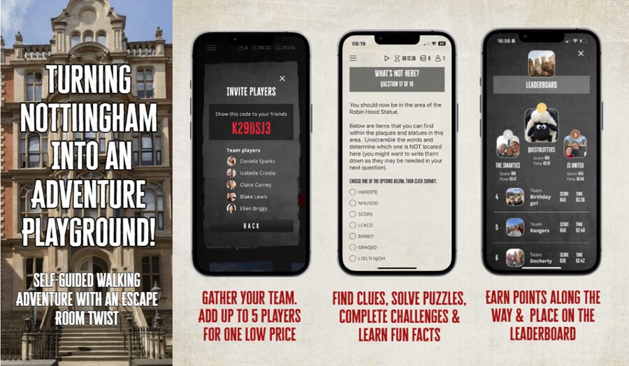 Nottingham: City Walking Tour & Exploration Game - A city tour with an escape-room twist