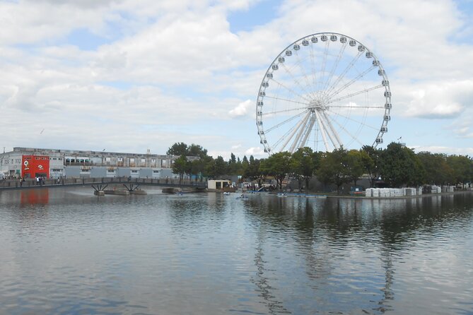 Old Montreal self-guided walking tour & scavenger hunt - Piers, the wheel, and the clock tower