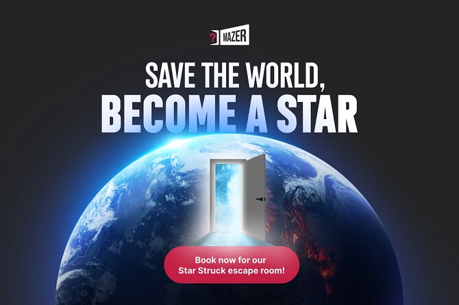 One-hour Private Star Struck Escape Room Gaming in London - What happens during the one-hour session