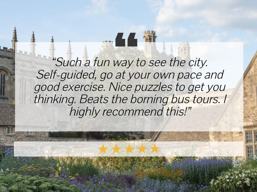 Oxford: City Tour & Exploration Game - How the app changes the experience