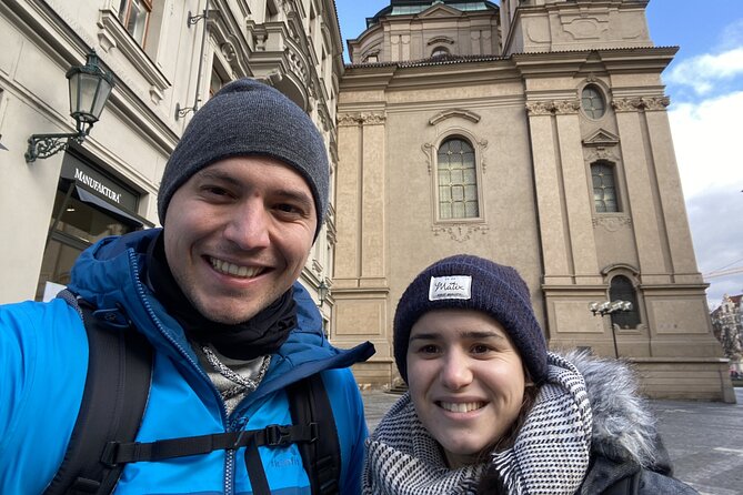 Prague: Alchemy & Dark Arts Exploration Game Tour - Old Town Square, with two separate moments on the route