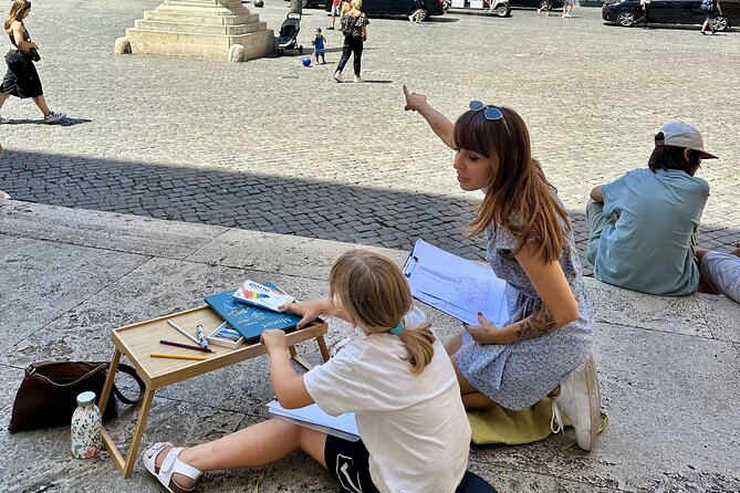 Private Family Scavenger Hunt & Art Lab Tour – Rome Landmarks - Trevi Fountain: a famous sight with a new purpose