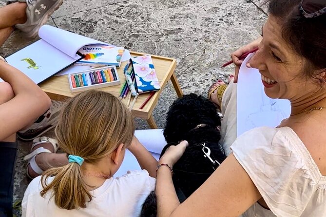 Private Family Scavenger Hunt & Art Lab Tour – Rome Landmarks - The Pantheon from the outside