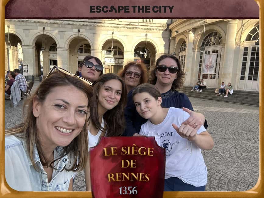 Rennes: Outdoor Escape Game - Le Siège de Rennes - Starting at Place Sainte-Anne