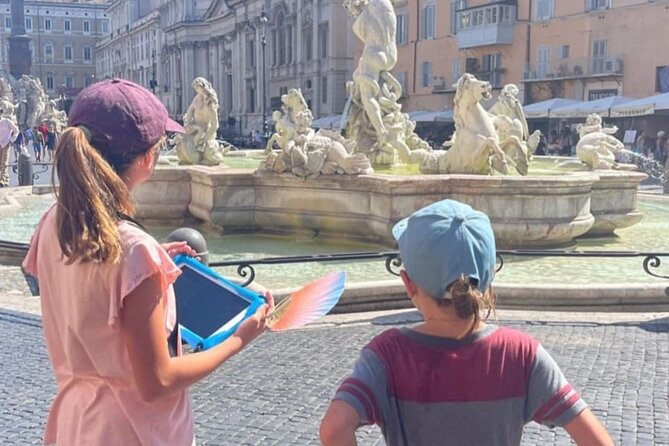 Rome Treasure Hunt With Leonardo da Vinci - How the tablet and point system work