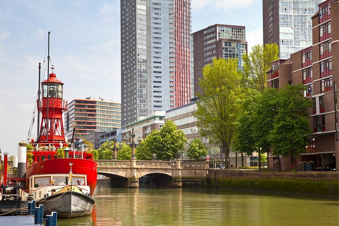 Rotterdam Scavenger Hunt and Highlights Self Guided Audio Tour - De Boeg and Rotterdam’s port memory