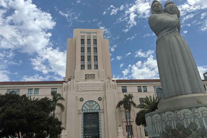 San Diego Harbor Scavenger Hunt Walking Tour and Game - The Unconditional Surrender is the big visual stop