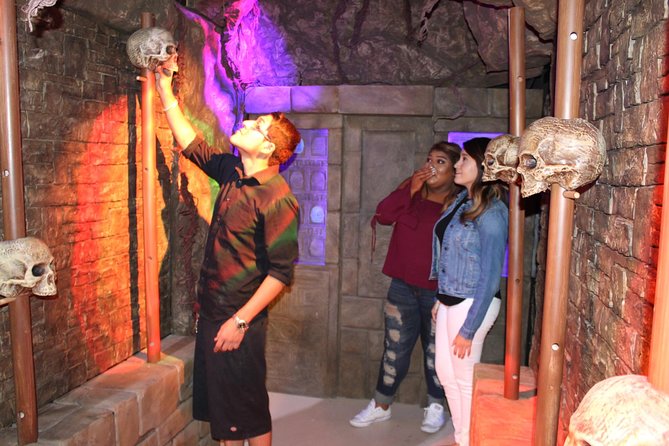 The Lost Tomb: Hidden Temple Theme Escape Room at Extreme Escape San Antonio - Entering the Mayan tomb at Stone Oak
