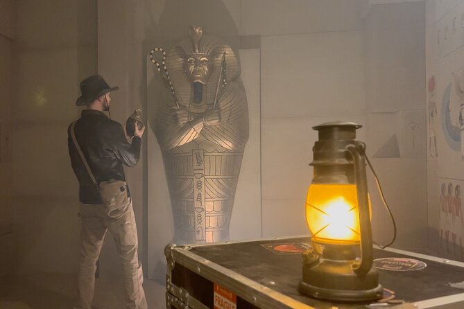 The Tomb Escape Room in Anchorage - Entering the tomb at ESCAPE! Alaska