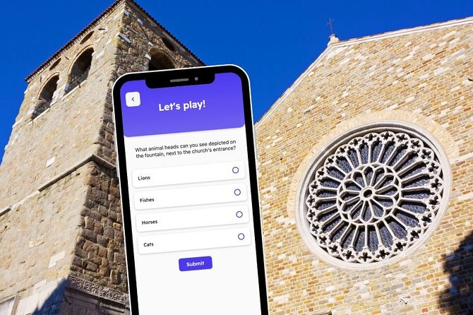 Trieste Exploration Game and City Tour on your Phone - Roman traces at Arco di Riccardo and the Roman Theatre