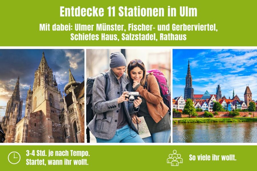 Ulm: Scavenger Hunt Self-Guided Walking Tour - The Berblinger Tower and crooked butcher’s tower