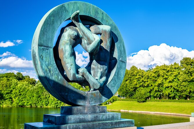 Vigeland Alien Threat in Oslo Exploration Game and Tour - Girl with Serpent and Sirkusteltet